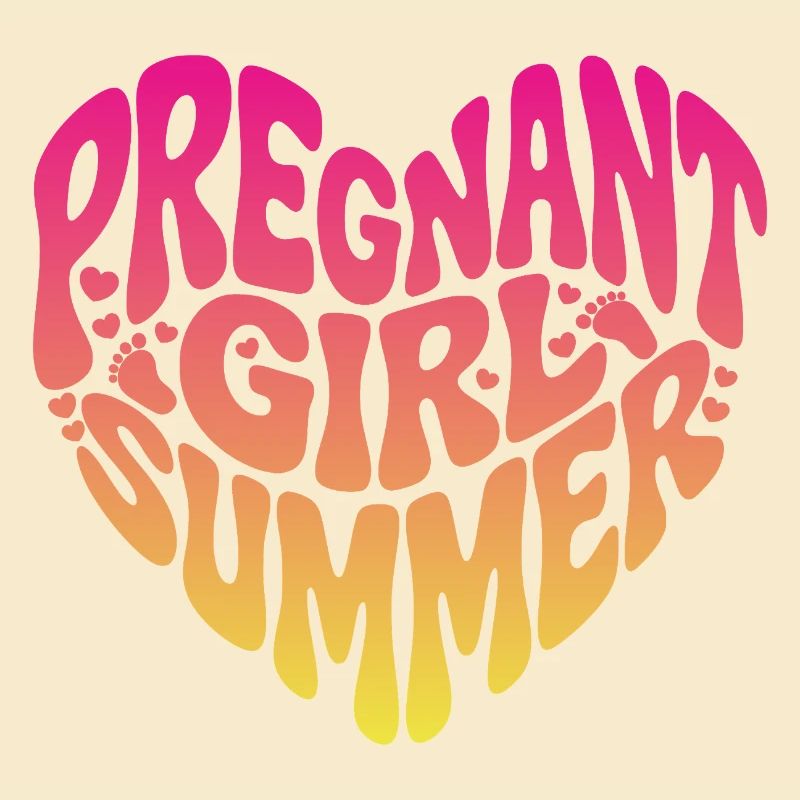 Fille enceinte Été