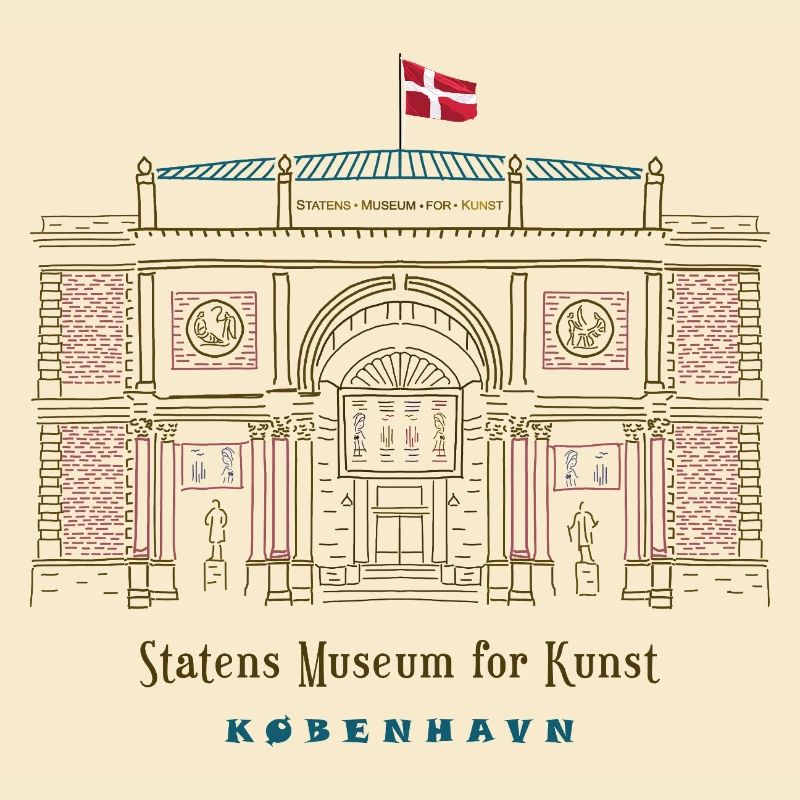 Copenhague, Musée d’art SMK, Dessin Danemark