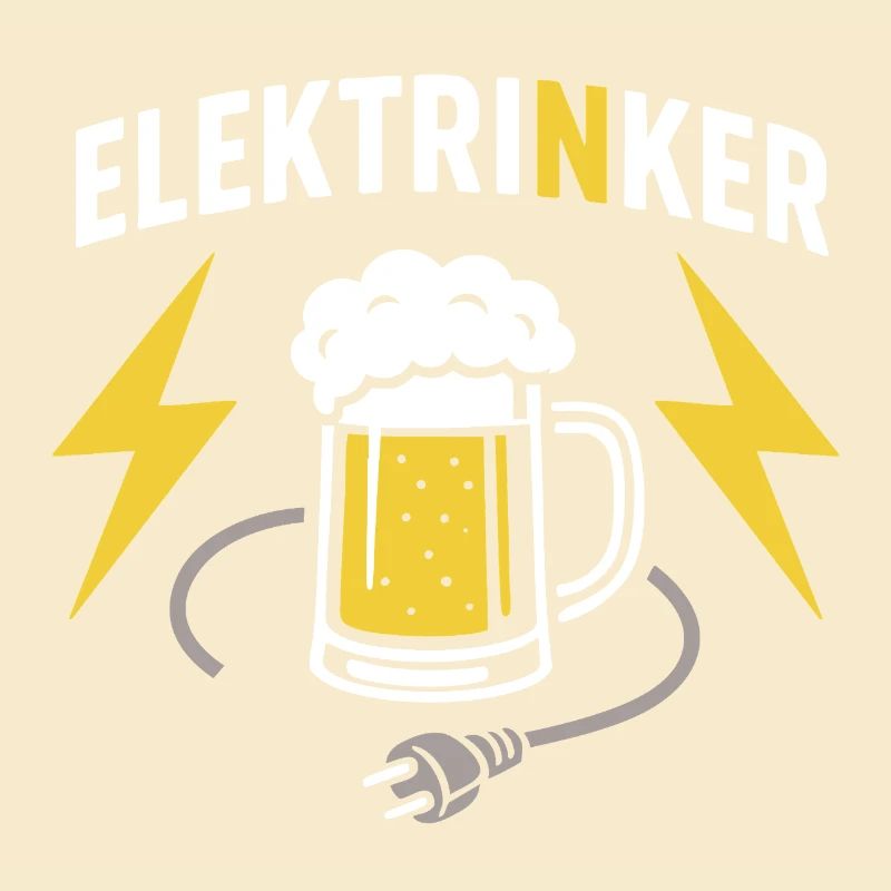 Elektrinker : Jeu de mots électrique, conception de bière et de câbles
