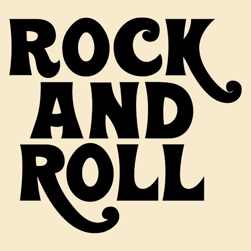 Rock and Roll bold logo design