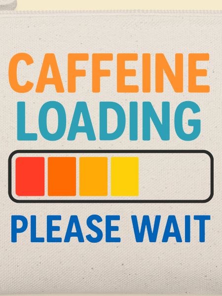 Kaffee Ladebalken Wartezeit