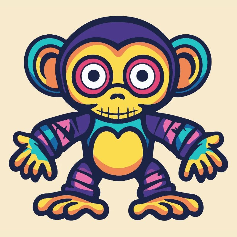 Affe Halloween Zombie