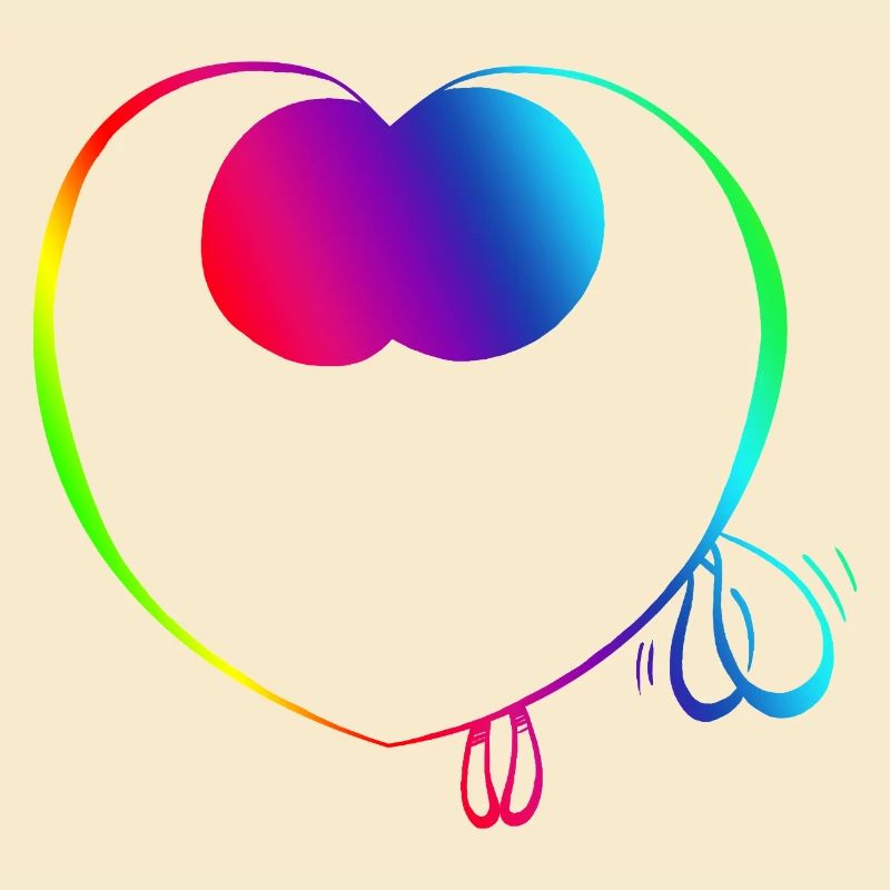 Cute rainbow trickster