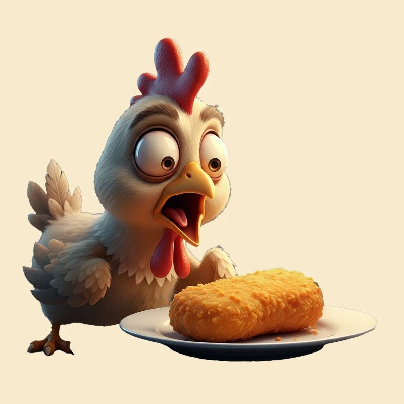 Verärgertes Huhn