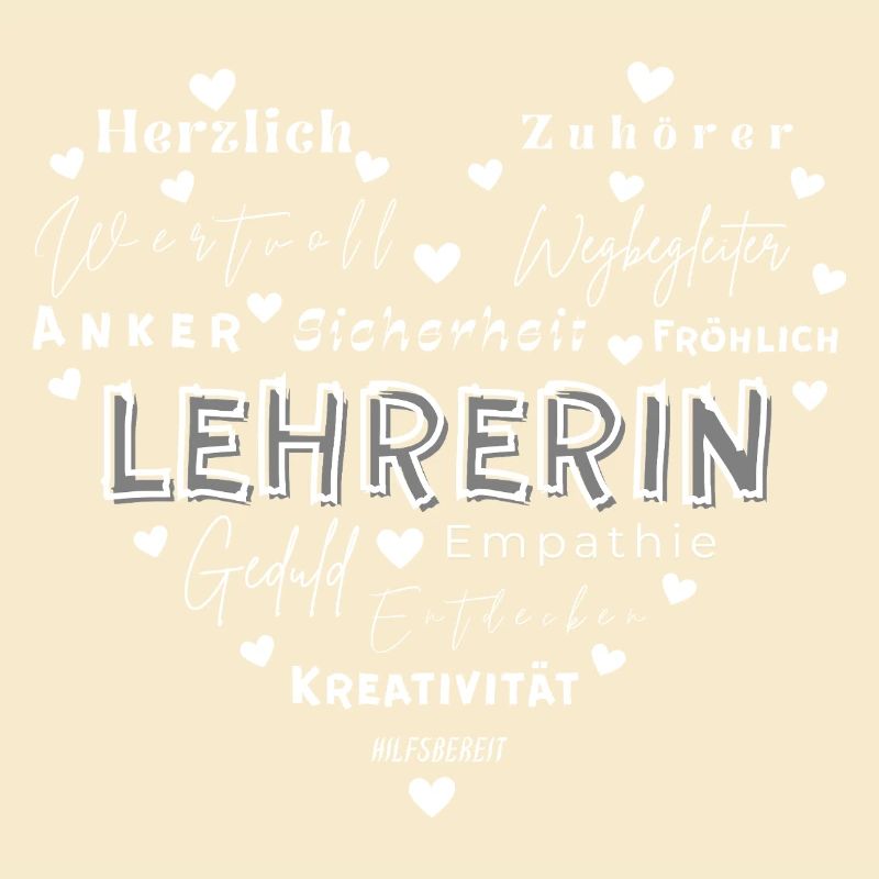 Lehrerin Herz Wortzauber