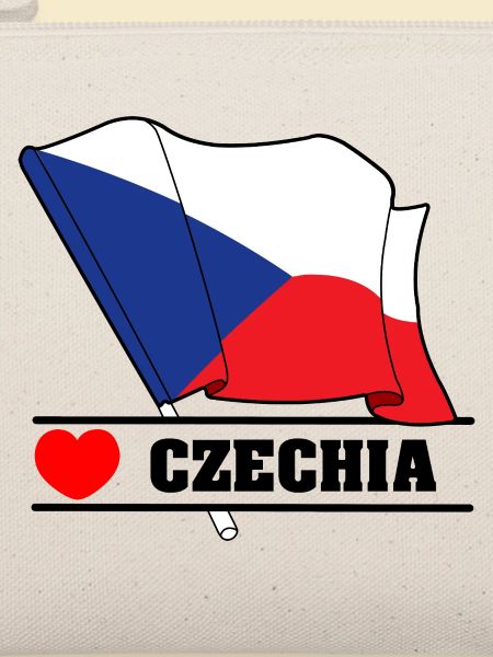 TSCHECHISCHE Republik – Flagge mit Herz
