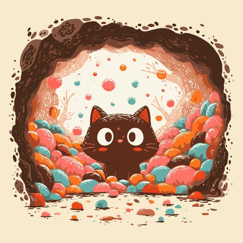 Katzentraum im Zuckerkreisel