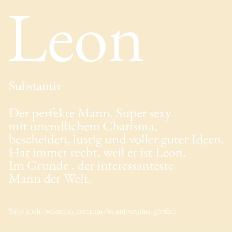 Explication du dictionnaire Leon Prénom Lukas