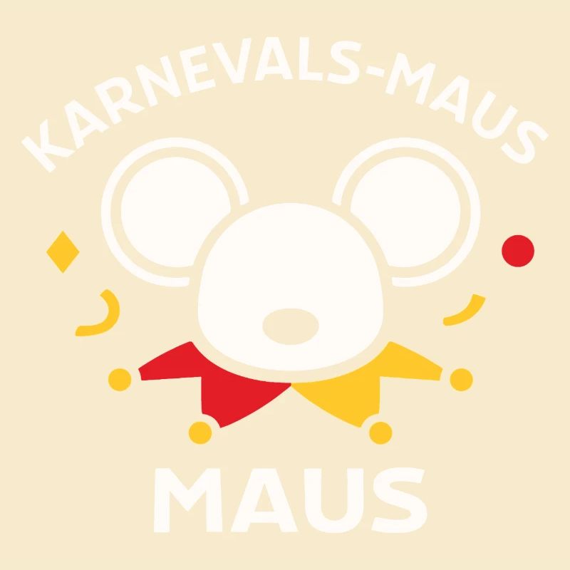 Karnevalsmaus Süßes Faschings-Motiv Geschenk