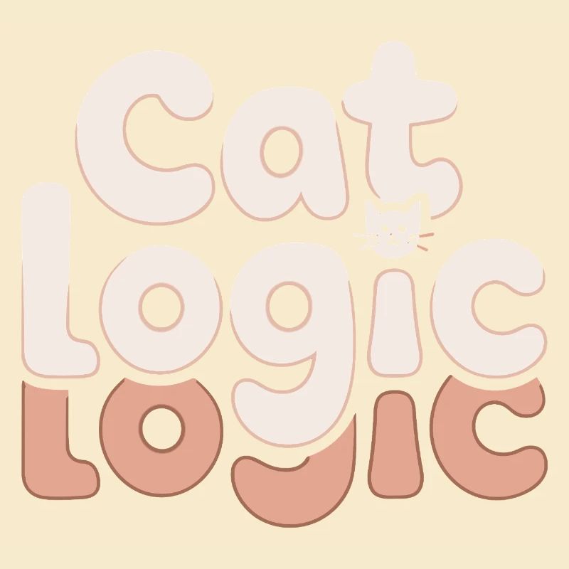 Cat Logic Funny Cat Saying for