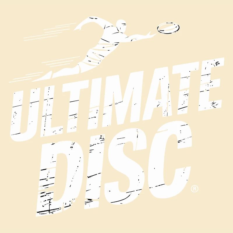 Ultimate Disc Layout Offense Player Jump Catch