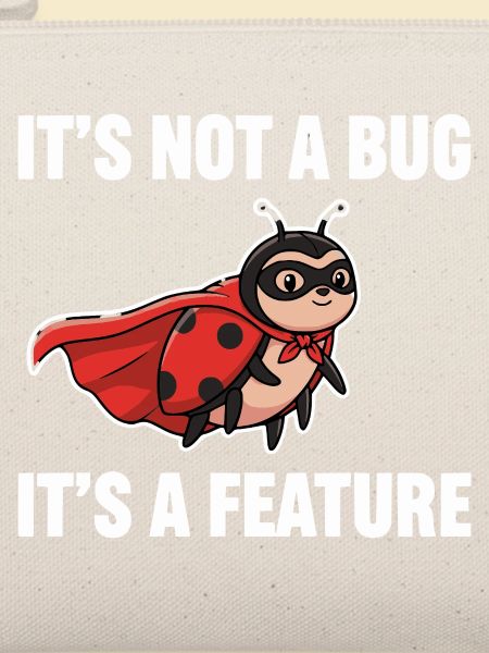 Kein Bug, nur Feature – Superheld Marienkäfer 