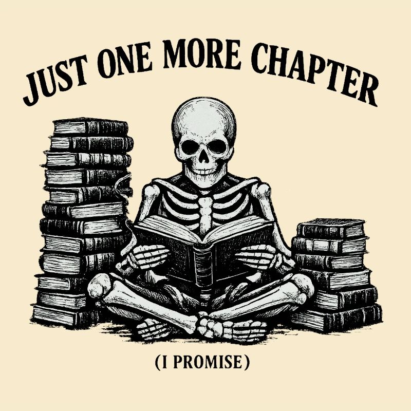 Just One More Chapter Skeleton
