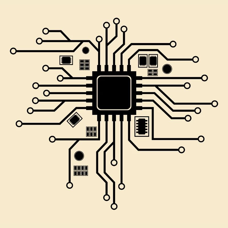 Herz-Chip-Prozessor-PC