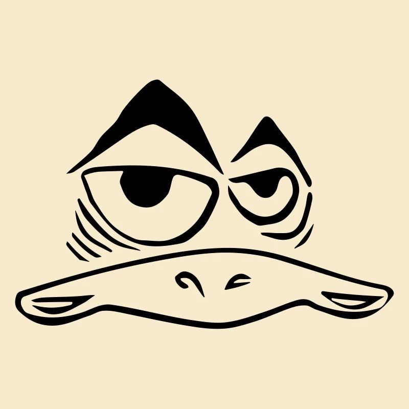 Lustig schräger Vogel