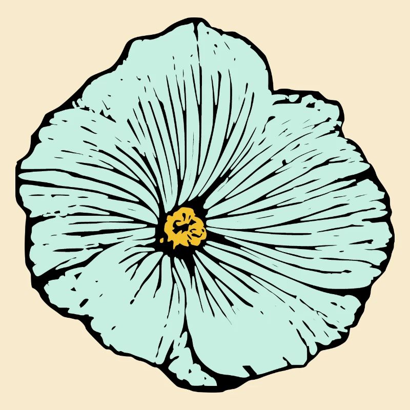 Blume hellblau blaue Blume Malve