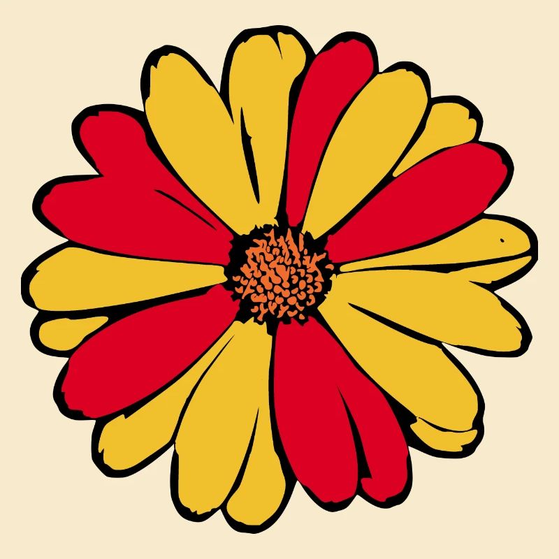 70s Flower Pattern Retro Hippie Flowers Power