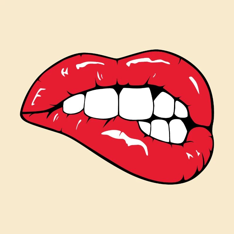 rote Lippen