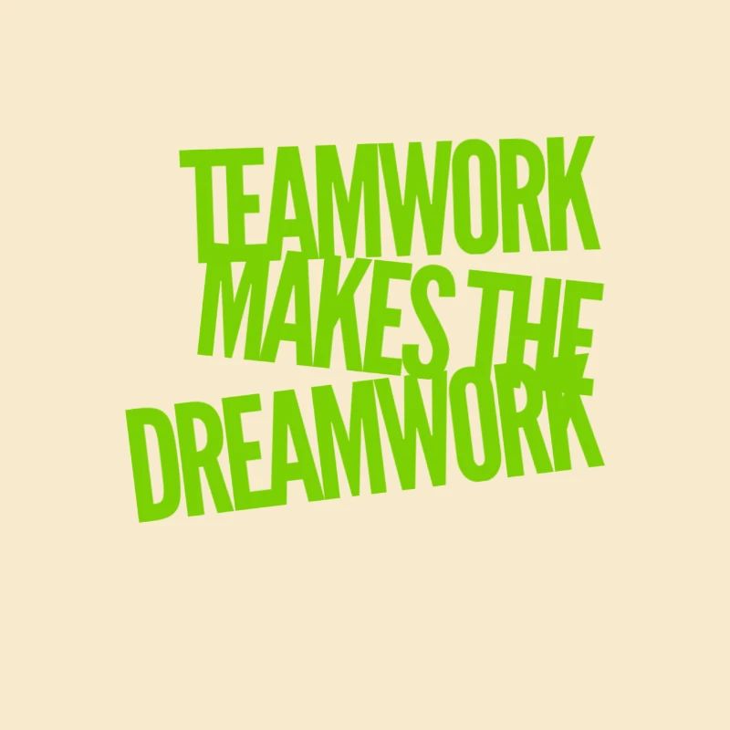 Teamwork is great