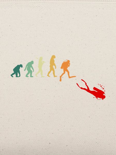 Gerätetauchen Tauchen Evolution Retro Lustig