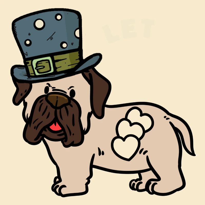 Witzig lustiger Hund Hunde Kinder Geschenkidee