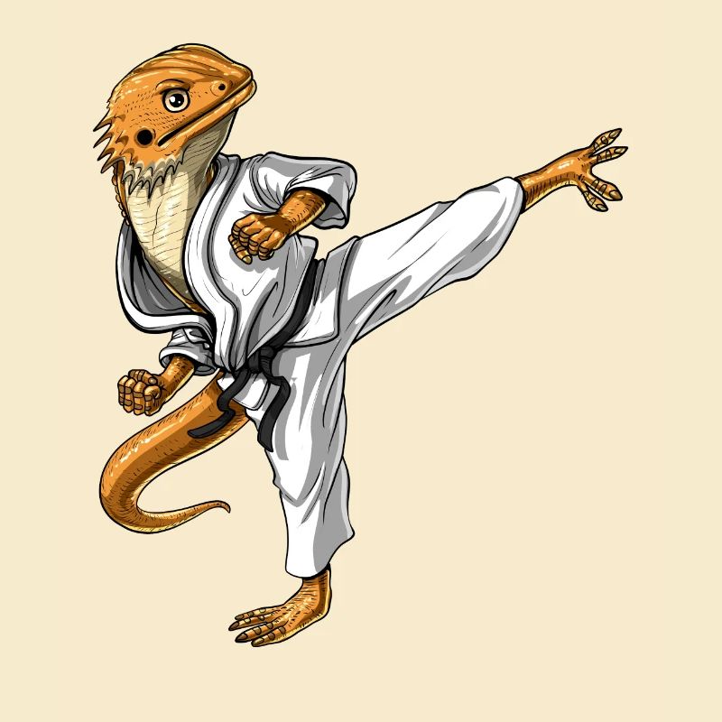 Bartdrachen Karate