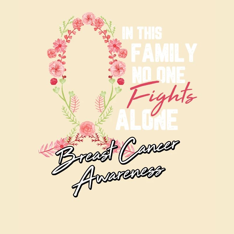 Cadeau de chimio de combat de fleur de ruban de cancer du sein