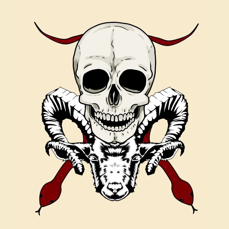 Devil Satan Satan Satanic Demon Devilish Skull