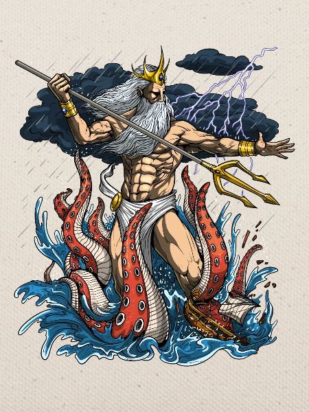 Griechischer Gott Poseidon