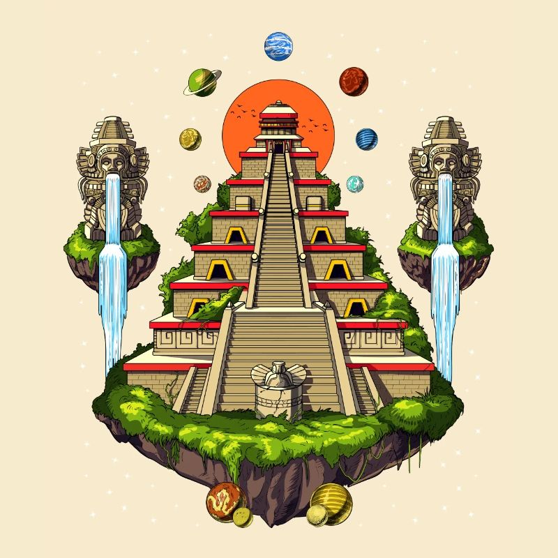 Azteken-Pyramideninsel