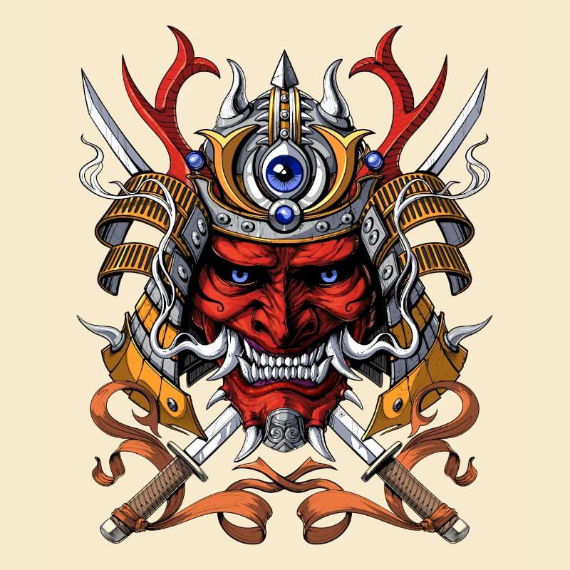 Samurai Dämon Oni