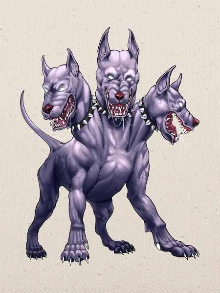 Dreiköpfiger Hund Cerberus