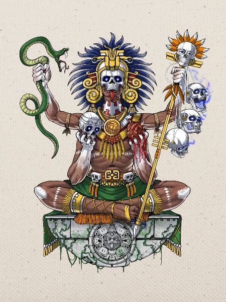 Aztekischer Kriegerschamane