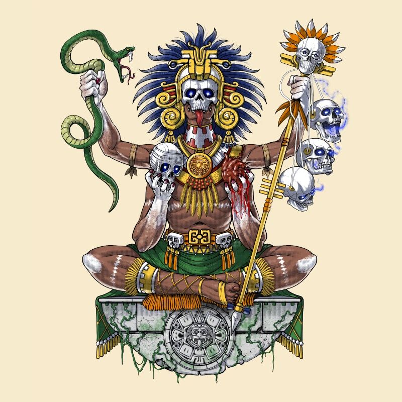 Aztekischer Kriegerschamane