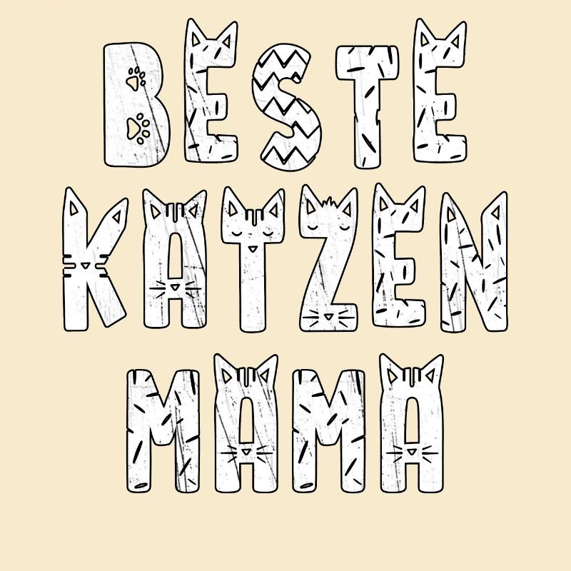 Beste Katzen Mama. Muttertag Geburtstag Katzen