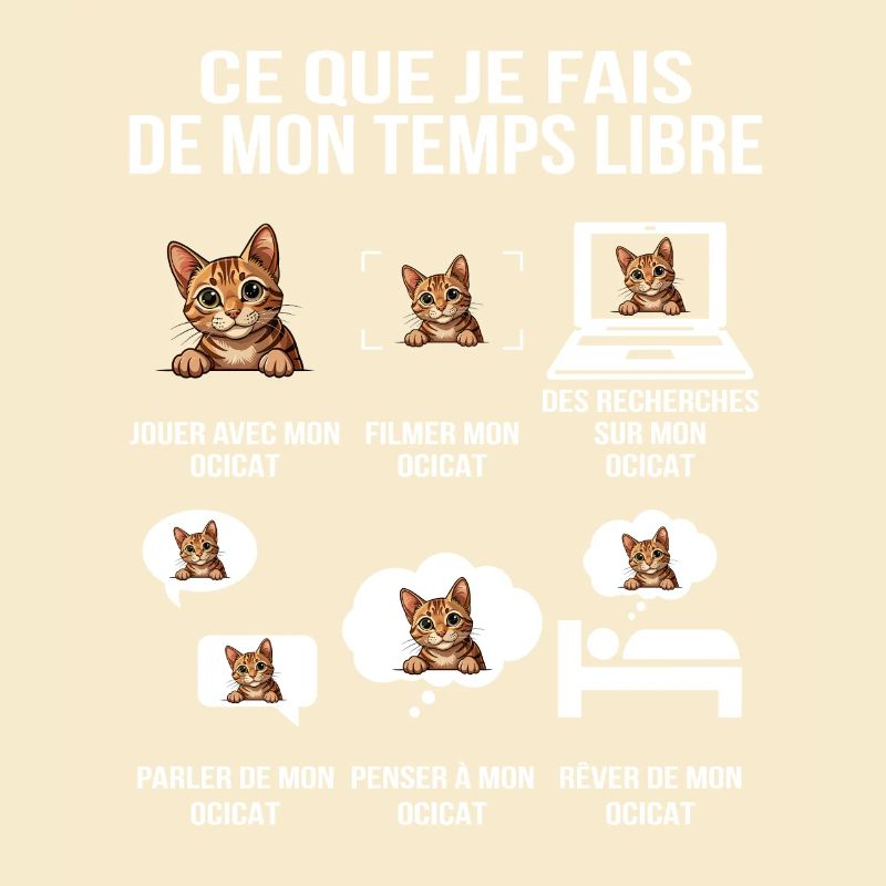 Ce que je fais de mon temps libre Ocicat