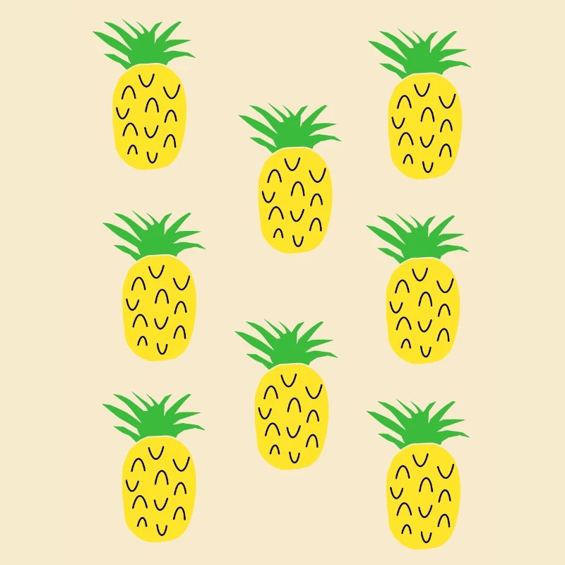 Pineapple pattern