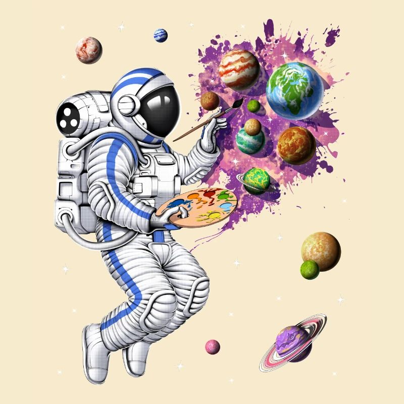 Space Astronaut Painter