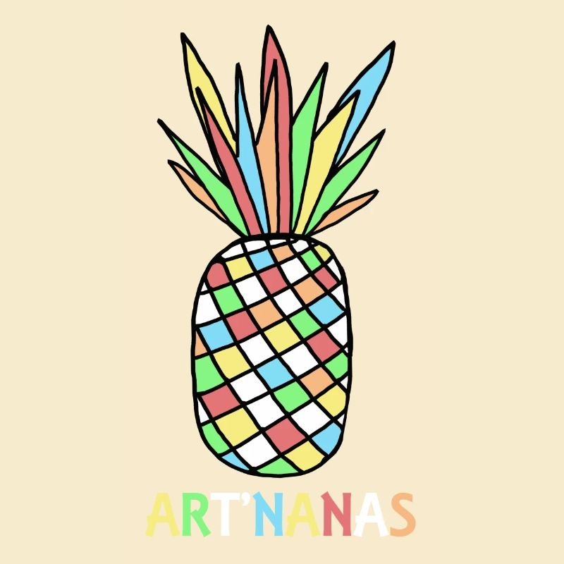 Bunte Ananas