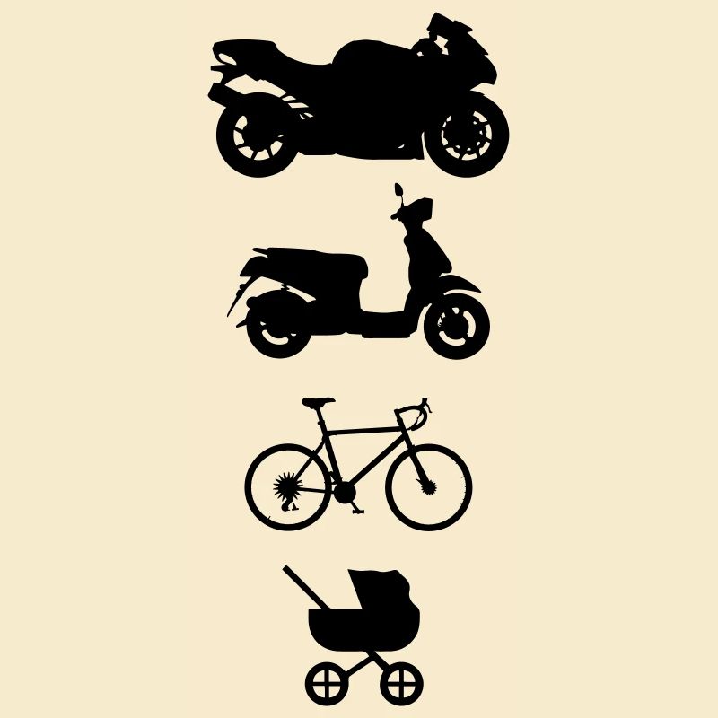 MotorcyclebisKid Wagon Biker Motorcyclist