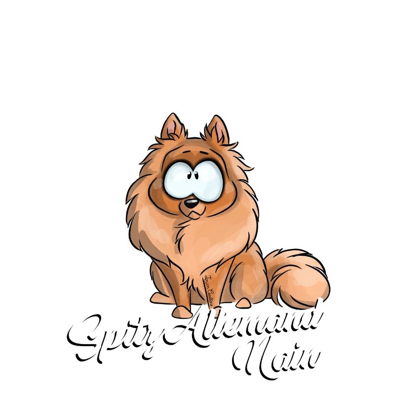 Ich bin Deutscher Spitz Weißer Zwerg