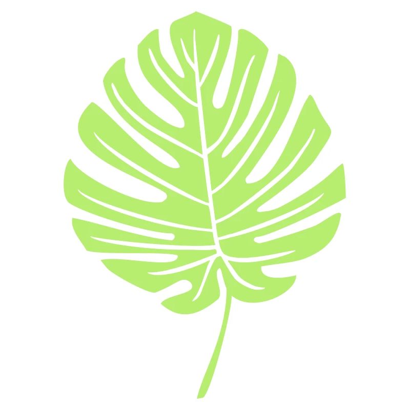 Green Monstera Leaf