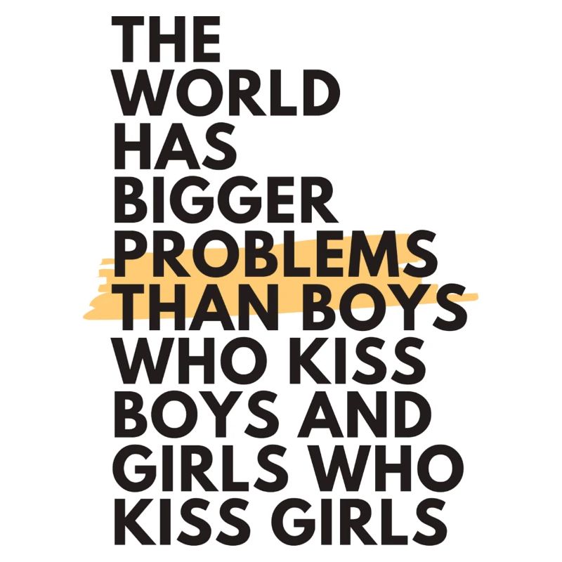 The world has bigger problems.