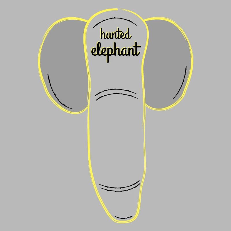 Lustiger Elefant oder großer Penis Design Shirt