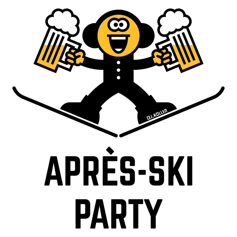 Après-Ski Party (Bier / Karikatur / 3C)