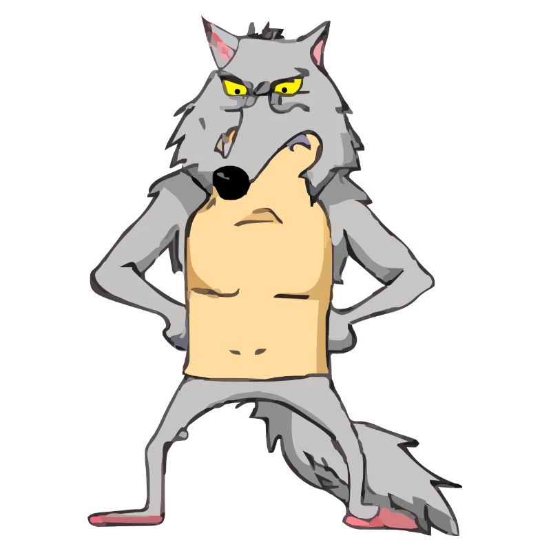 Jok the disgruntled wolf