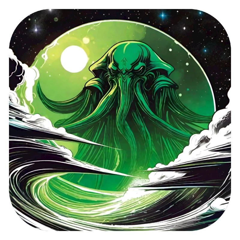 Monstre immortel de Cthulhu dans l’espace