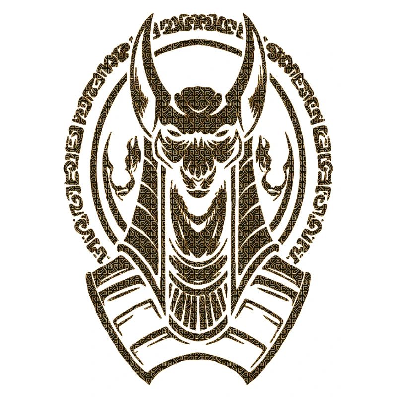 Hiéroglyphe égyptien drapeau du Nil pyramide du pharaon Le Caire