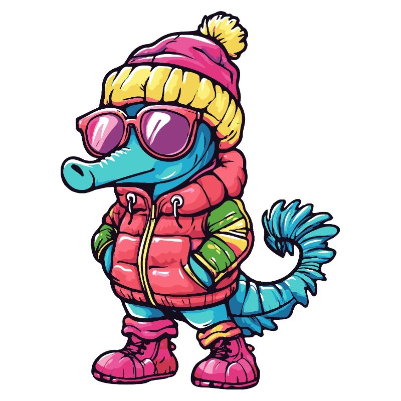 Hippocampe Bande dessinée cool