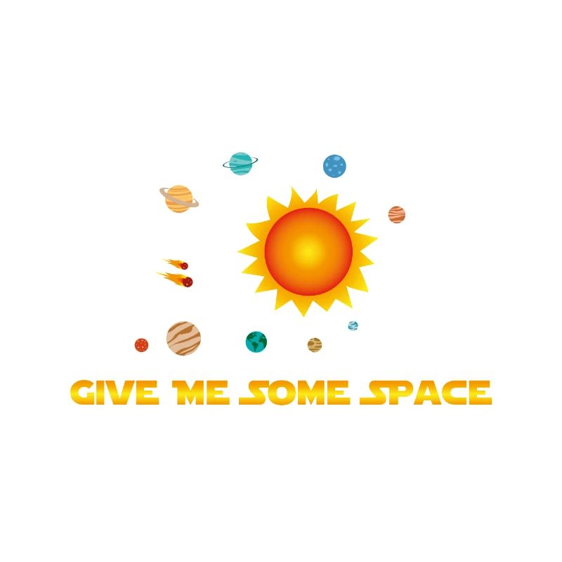 Drôle Give Me Some Déclaration de l'espace shirt